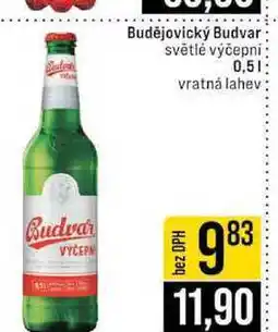 Jip Budějovický Budvar světlé výčepní 0,5l nabídka