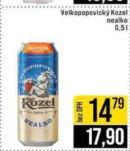 Jip Velkopopovický Kozel nealko 0,5l nabídka
