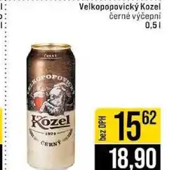 Jip Velkopopovický Kozel černé výčepní 0,5l nabídka