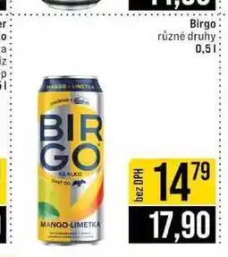 Jip Birgo různé druhy 0,5l nabídka