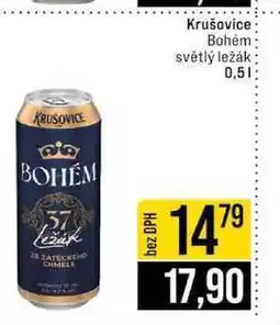 Jip Krušovice Bohém světlý ležák 0,5l nabídka