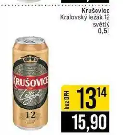 Jip Krušovice Královský ležák 12 světlý 0,5l nabídka