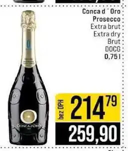 Jip Conca d'Oro Prosecco Extra brut Extra dry Brut DOCG 0,75l nabídka