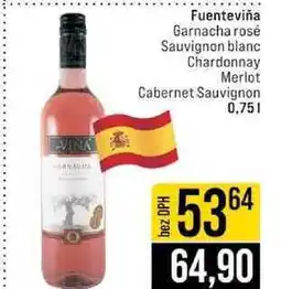 Jip Fuenteviňa Garnacha rosé Sauvignon blanc Chardonnay Merlot Cabernet Sauvignon 0,75l nabídka