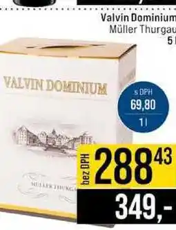 Jip Valvin Dominium Müller Thurgau 5l nabídka