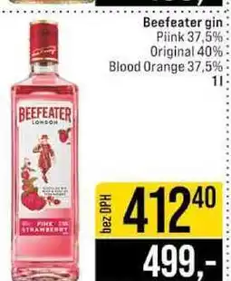 Jip Beefeater gin Piink 37,5% Original 40% Blood Orange 37,5% 1l nabídka