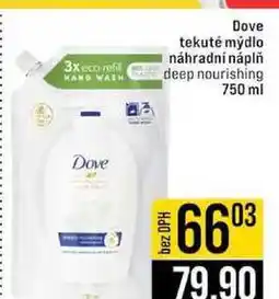 Jip Dove tekuté mýdlo náhradní náplň deep nourishing 750 ml nabídka