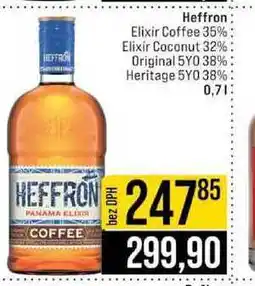 Jip Heffron Elixir Coffee 35% Elixir Coconut 32% Original 5YO 38% Heritage 5YO 38% 0,7l nabídka