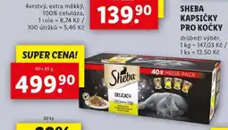 Lidl Sheba kapsičky pro kočky nabídka