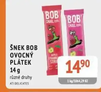 Coop hb Šnek bob ovocný plátek nabídka