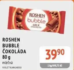 Coop hb Roshen bubble čokoláda nabídka