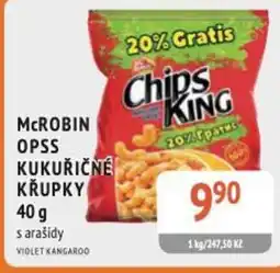 Coop hb Mcrobin opss kukuřičné křupky s arašidy nabídka