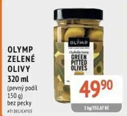 Coop hb Olymp zelené olivy nabídka