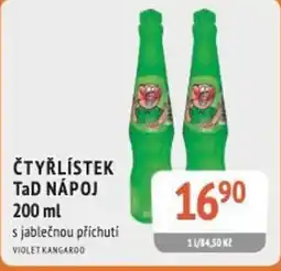Coop hb Čtyřlístek tad nápoj s jablečnou příchutí nabídka