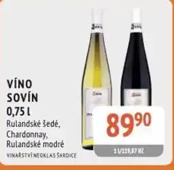 Coop hb Víno sovín nabídka