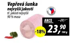 ZEMAN Vepřová šunka nejvyšší jakosti nabídka