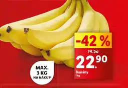 Lidl Banány nabídka