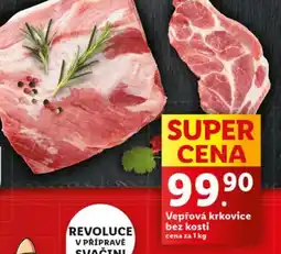 Lidl Vepřová krkovice bez kosti nabídka
