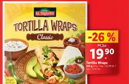 Lidl El tequito Tortilla Wraps nabídka