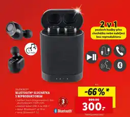 Lidl SILVERCREST Bluetoot sluchátka s reproduktorem nabídka