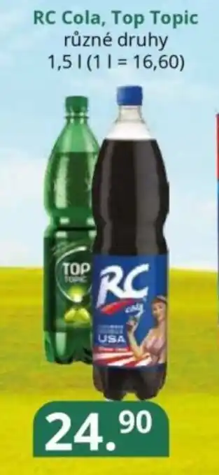 Potraviny CZ Rc cola, top topic nabídka