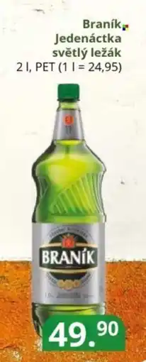 Potraviny CZ Braník jedenáctka světlý ležák nabídka