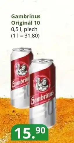 Potraviny CZ GAMBRINUS Originál 10 nabídka