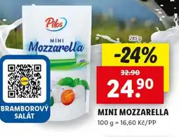 Lidl PILOS Mini mozzarella nabídka