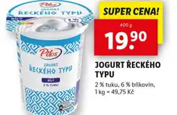 Lidl Jogurt řeckého typu nabídka