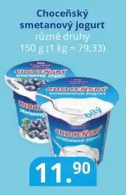Potraviny CZ Choceňský smetanový jogurt nabídka