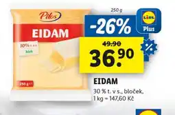 Lidl PILOS Eidam nabídka