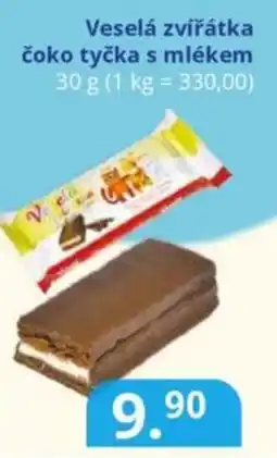 Potraviny CZ Veselá zvířátka čoko tyčka s mlékem nabídka