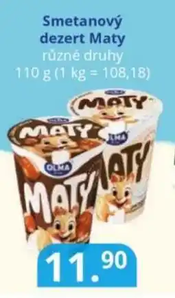 Potraviny CZ Smetanový dezert maty nabídka