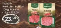 Potraviny CZ Herkules, poličan nabídka