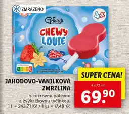 Lidl Jahodovo-vanilková zmrzlina nabídka