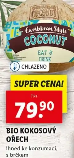 Lidl Bio kokosový ořech nabídka