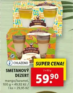 Lidl Smetanový dezert nabídka