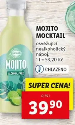 Lidl Mojito mocktail nabídka