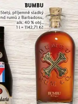 Lidl BUMBU nabídka