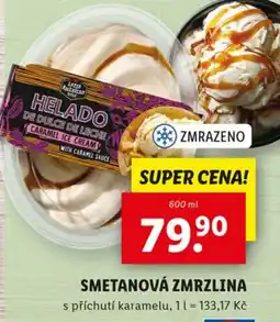 Lidl Smetanová zmrzlina nabídka