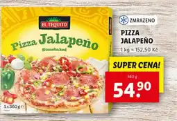 Lidl EL TEQUITO Pizza jalapeño nabídka