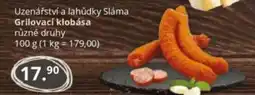 Potraviny CZ Grilovací klobása nabídka