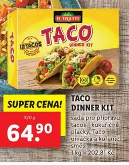 Lidl EL TEQUITO Taco dinner kit nabídka