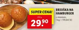 Lidl Brioška na hamburger nabídka