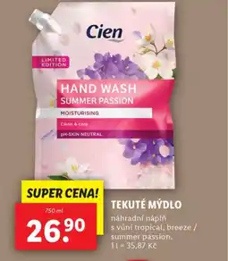 Lidl Cien Tekuté mýdlo nabídka