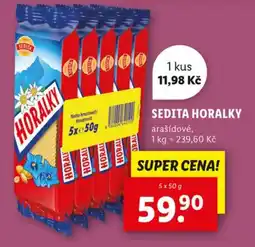 Lidl Sedita horalky nabídka