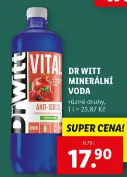 Lidl Dr witt minerální voda nabídka