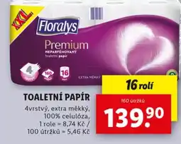 Lidl Floralys Toaletní papír nabídka