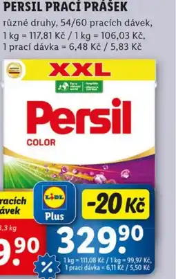 Lidl Persil prací prášek nabídka