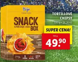 Lidl Tortillové chipsy nabídka